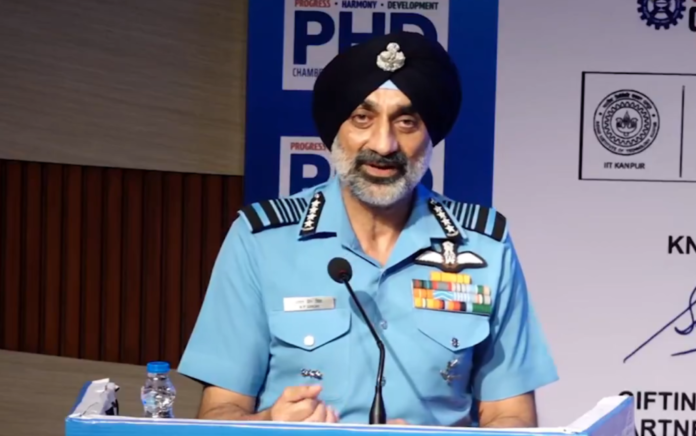 IAF Chief Air Chief Marshal Amar Preet Singh at Bharat Drone Conference